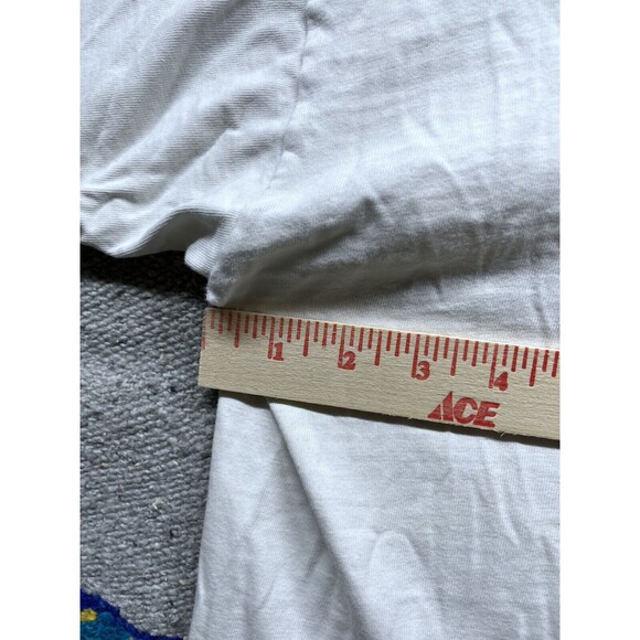 Vintage 90s thrashed super soft and thin Hard Rock Philadelphia T Shirt Large - Picture 11 of 11